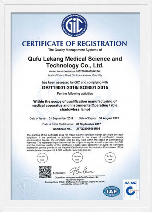 樂(lè)康9001英文版