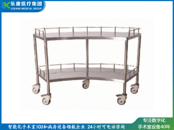 [B9]不銹鋼扇形器械臺車